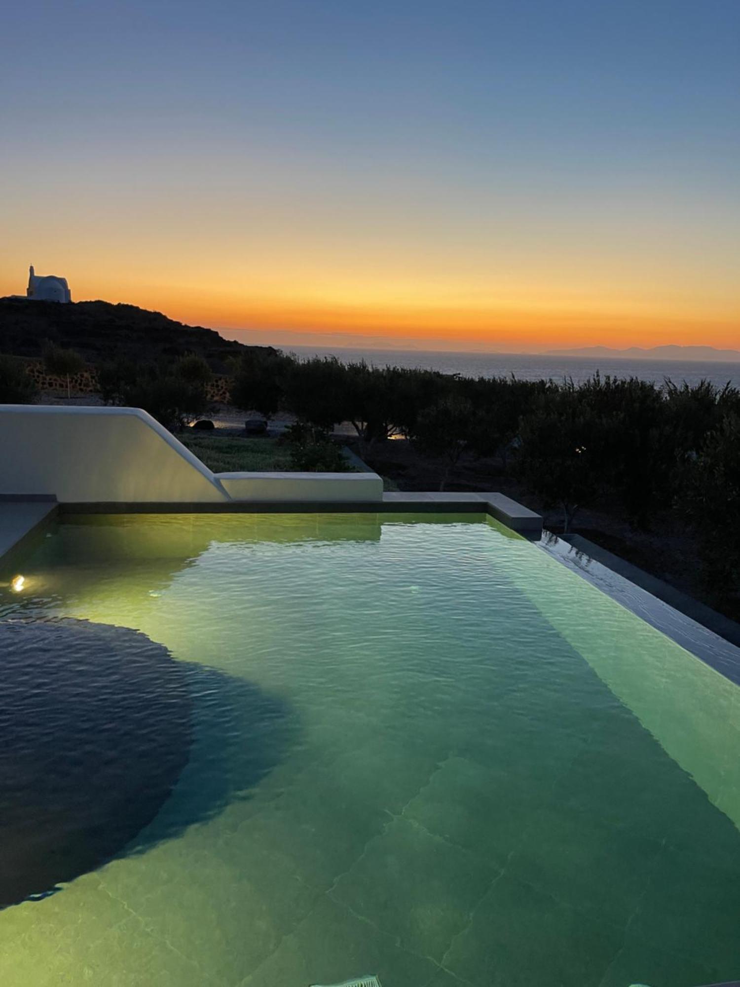 Saint John Oia-Villas With Private Heated Pool Exterior foto